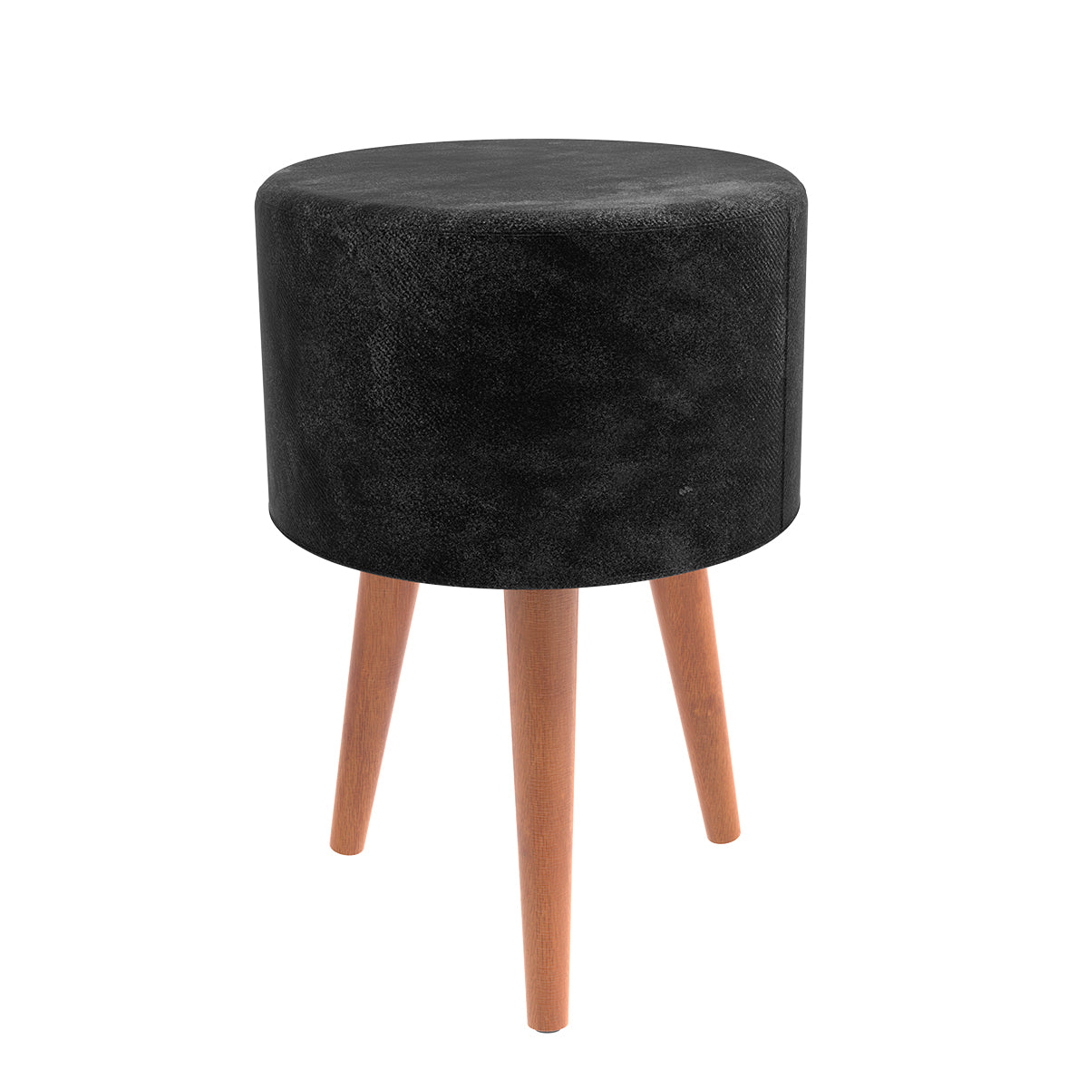 Puff Redondo Banqueta Pé palito Retrô Decorativo