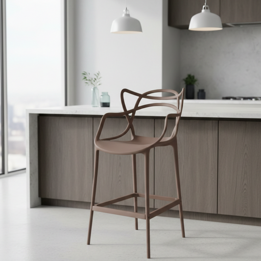 Banqueta Alta Allegra Acabamento Premium - Fendi / 1 Und