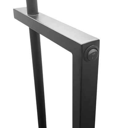 Luminária Indústrial de Chão Salone de Luxo - Preto / Preto