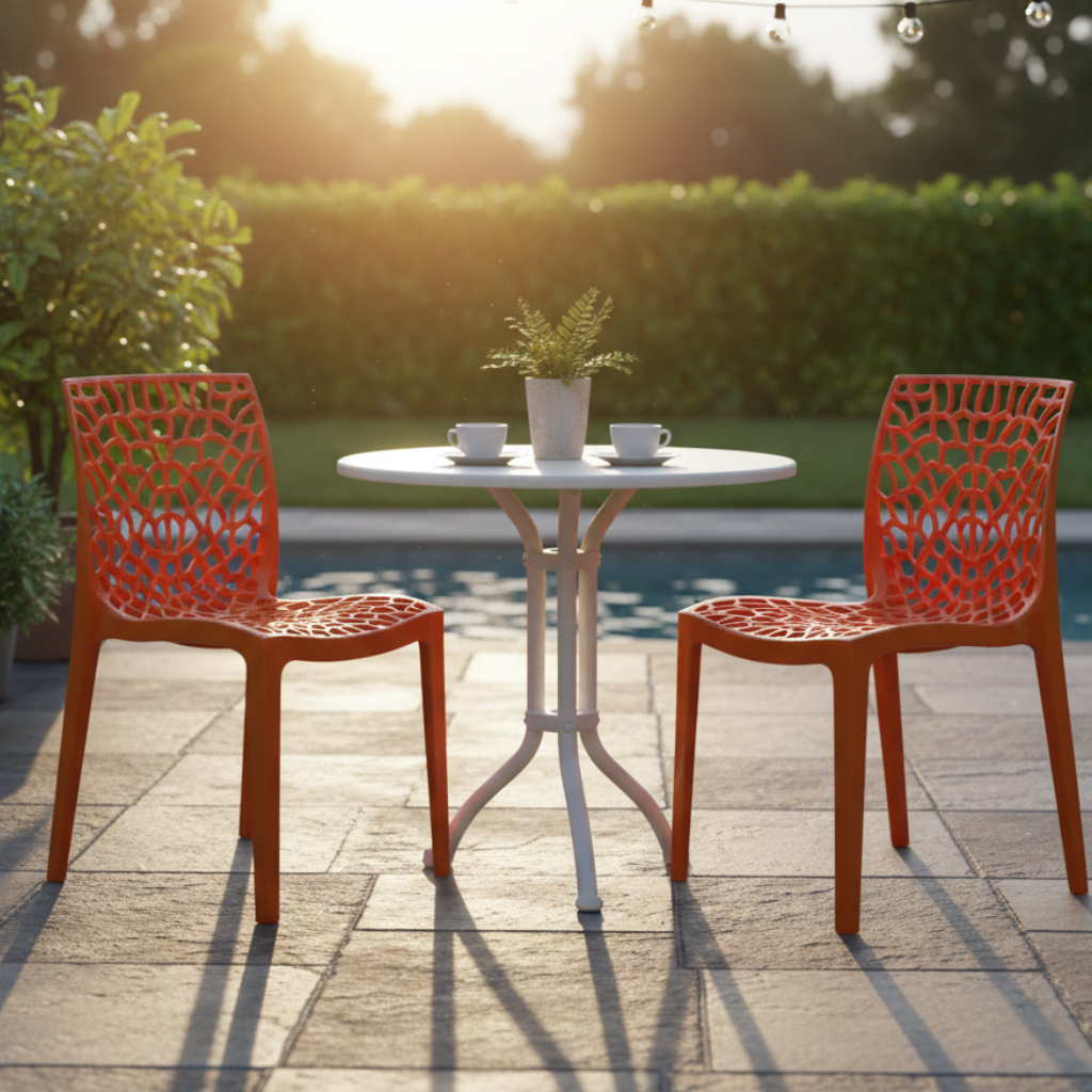 Kit 2 Cadeiras Gruvyer Moderno - Terracota