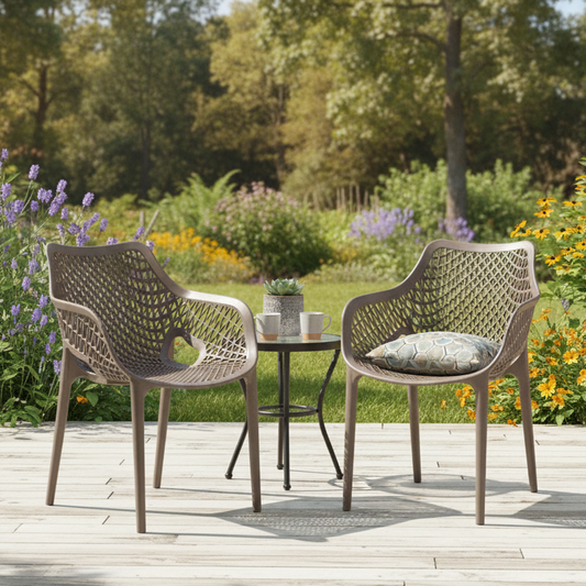 Kit 2 Poltronas Suits Moderna Goumert com Acabamento Premium - Fendi