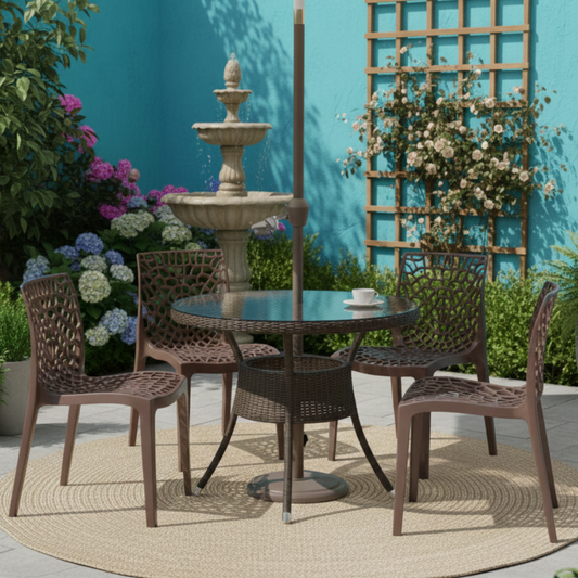 Kit 4 Cadeiras Gruvyer Moderno - Fendi