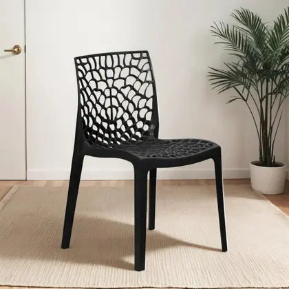 Cadeiras Gruvyer Moderno - Preto / 1 Und