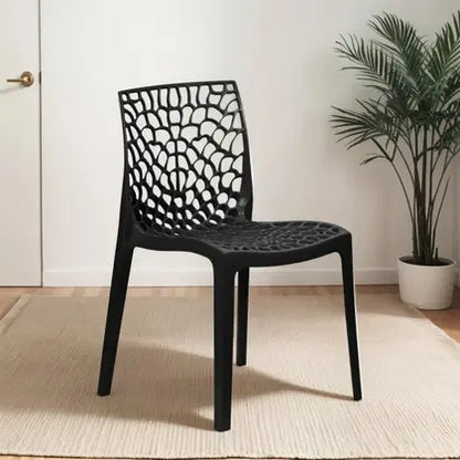 Cadeiras Gruvyer Moderno - Preto / 1 Und