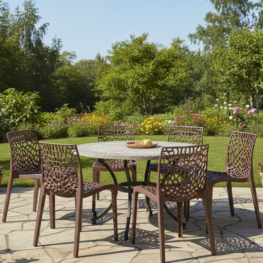 Kit 6 Cadeiras Gruvyer Moderno - Fendi