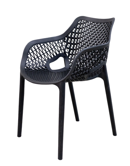 Poltrona Suits Moderna Goumert com Acabamento Premium - Preto / 1 Und