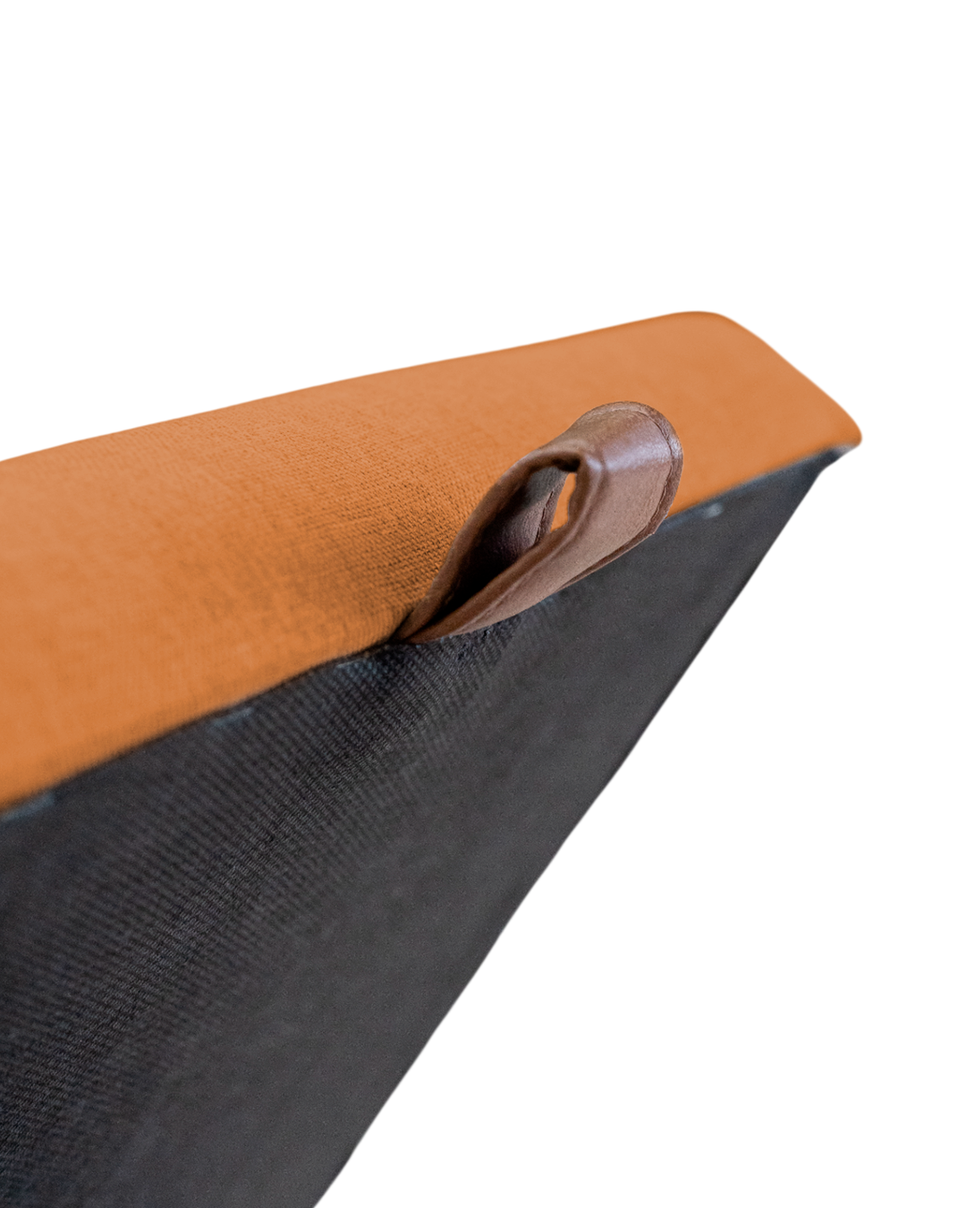 Puff Berlim Moderno com Armazenamento Retangular - TerraCota