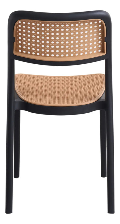 Cadeira Bali Telinha Sintético para Sala De Jantar Bege - 1 und