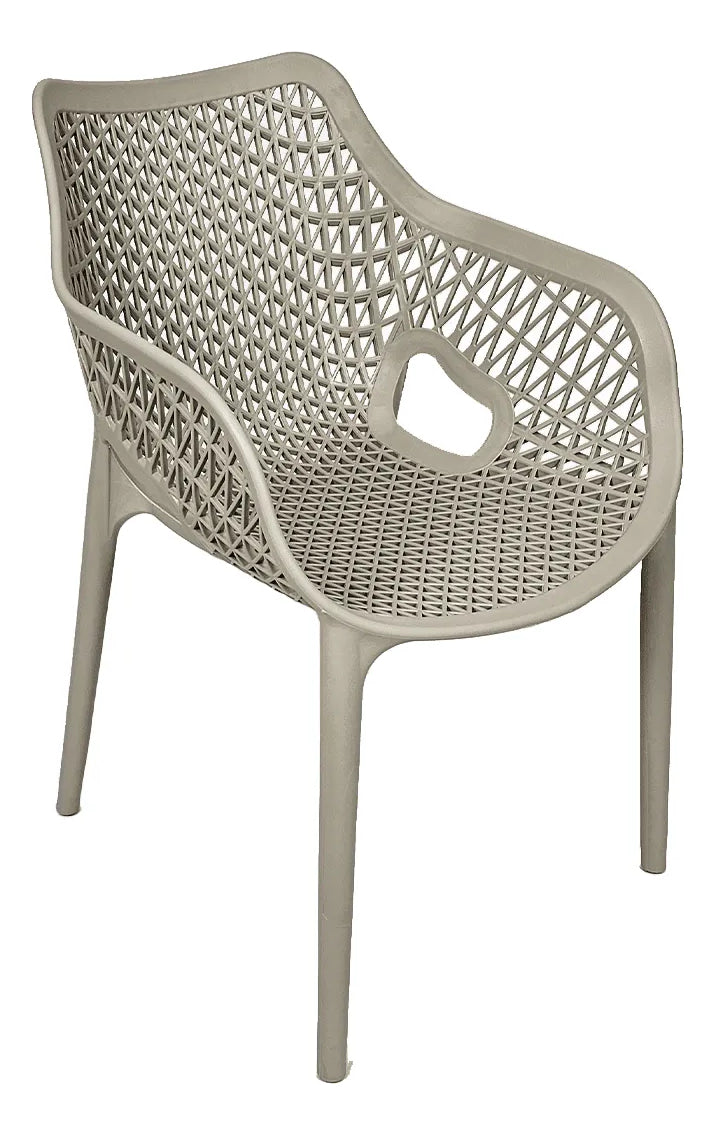 Poltrona Suits Moderna Goumert com Acabamento Premium - Nude / 1 Und