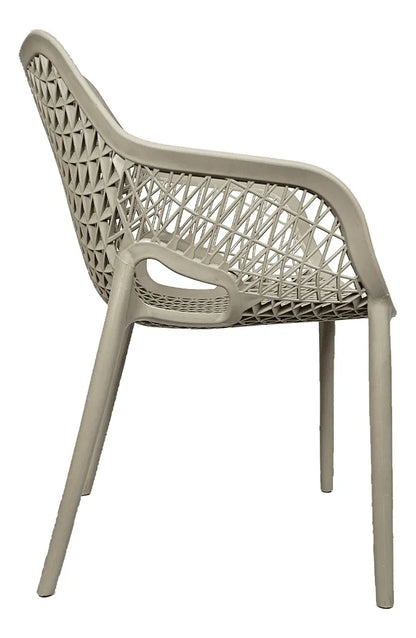 Poltrona Suits Moderna Goumert com Acabamento Premium - Nude / 1 Und